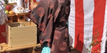 弊社設計、注文住宅のお客様の地鎮祭に出席させていただきました。