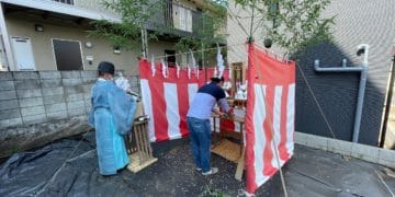 先日地鎮祭に出席しました。