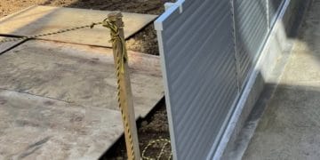 今月確認申請を出す現場です。