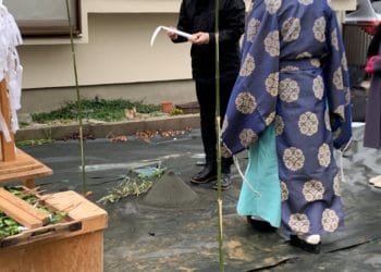 先日地鎮祭に出席しました。