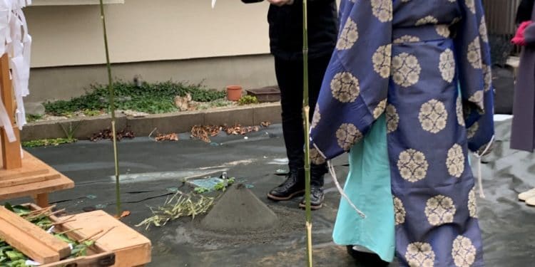 先日地鎮祭に出席しました。