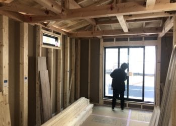 建築中の物件の確認に行って来ました。