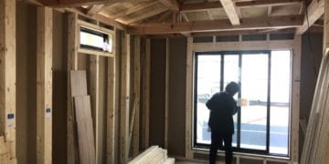 建築中の物件の確認に行って来ました。