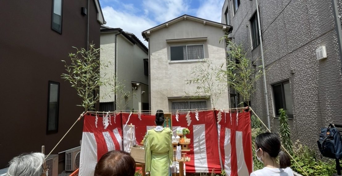 先日地鎮祭に出席しました。
