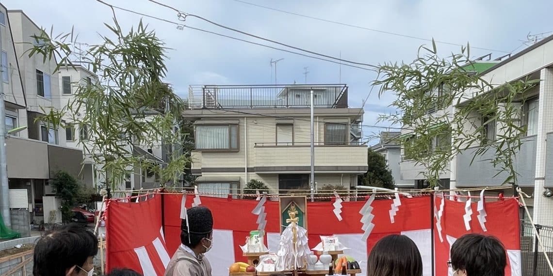 地鎮祭に行ってきました